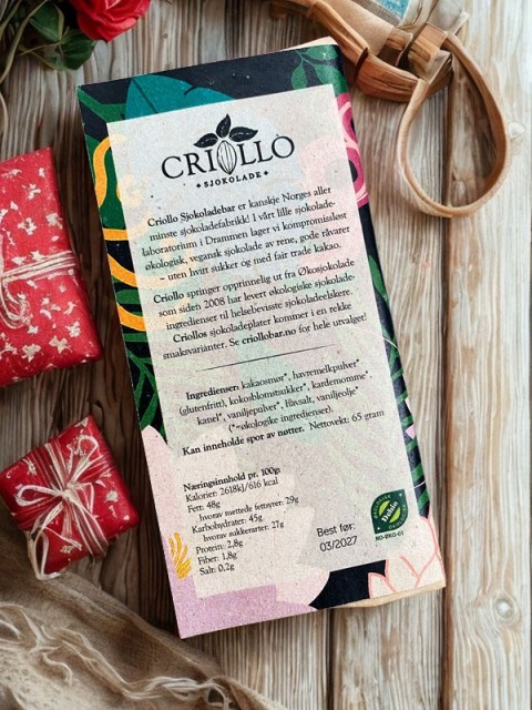 Innholdsfortegnelse, hvit sjokolade